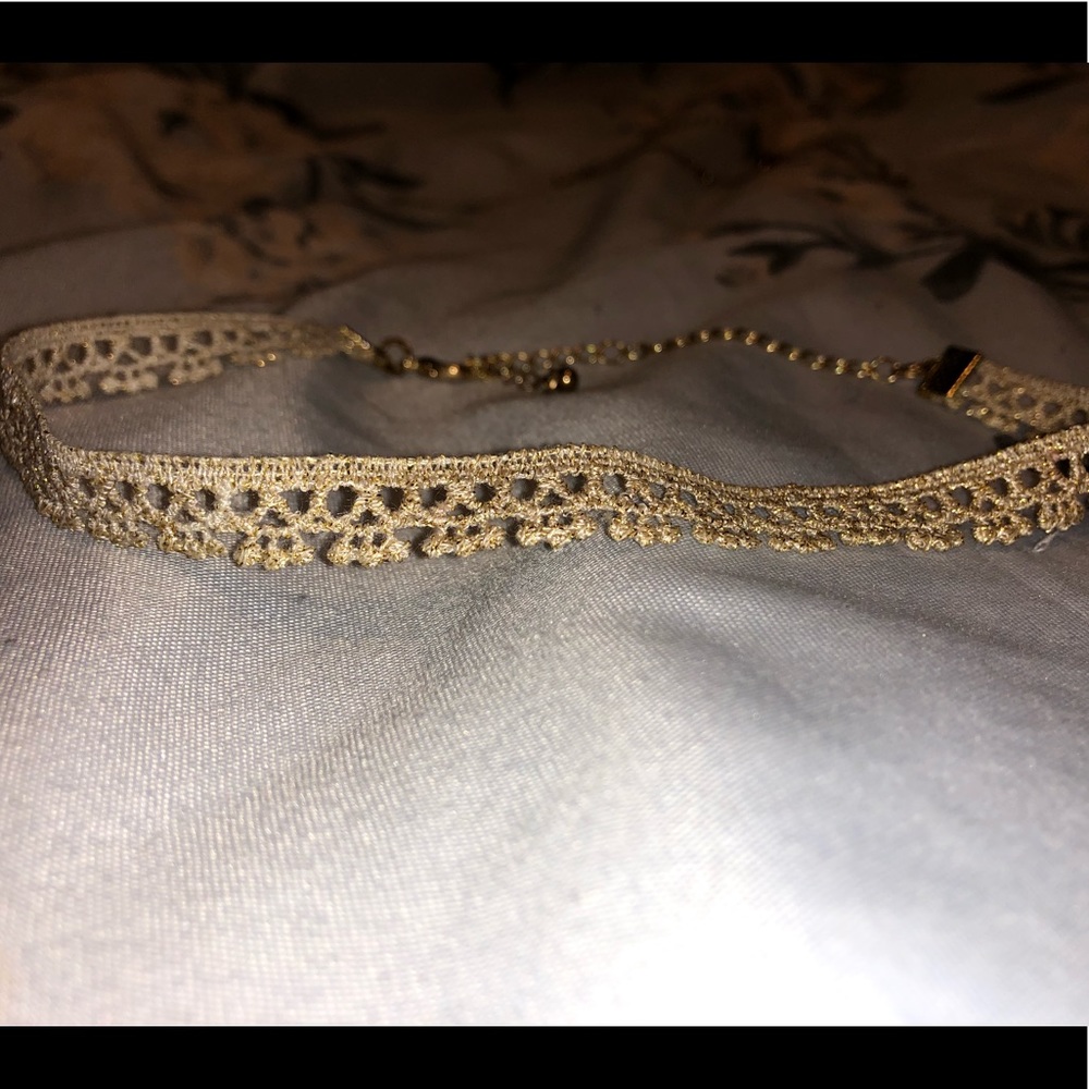 Gold Ribbon Choker!